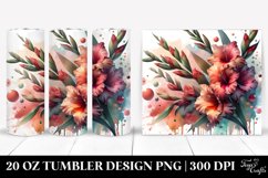 Glossy Gladiolus Tumbler | 20 Oz Tumbler Product Image 1