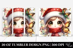 Cute Baby Butterfly 20 Oz Tumbler Product Image 1