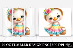 Cute Baby Swan Summer Tumbler Product Image 1