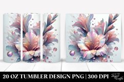 splashy Gladiolus Tumbler Product Image 1