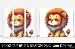 Colorful Plush Lion Tumbler Product Image 1