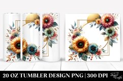 Colorful Sunflower Tumbler Product Image 1