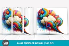Colorful Vibrant Cloud | 20 oz Tumbler Product Image 1