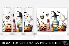 Funny Halloween ELIXIR Clipart | 20 oz Tumbler Product Image 1