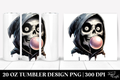Funny Grim Reaper, 20 Oz Tumbler Product Image 1