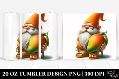 Gnome Digital Painting Tumbler Product Image 1
