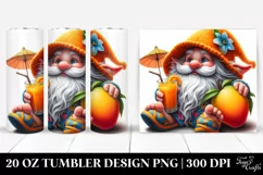Gnome Digital Painting Tumbler Product Image 1