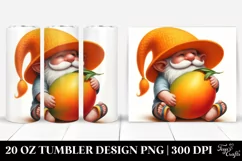 Gnome Digital Painting Tumbler Product Image 1