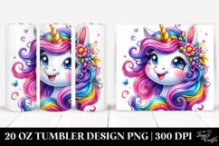 Funny Baby Unicorn | 20 oz Tumbler Product Image 1