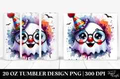 Graceful Clown Ghost.20 Oz Tumbler Product Image 1