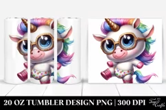 Cute Baby Unicorn Dancing | 20 oz Tumbler Product Image 1