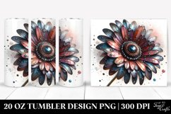 Gerbera Watercolor Splash | 20 Oz Tumbler Product Image 1