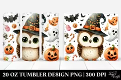 Funny Owl Clipart 20 Oz Tumbler Product Image 1