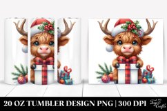Christmas PNG 20 Oz Tumbler Design Product Image 1