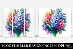 Vibrant Abstract Bouquet with Hyacinth Splash | 20 Oz Product Image 1