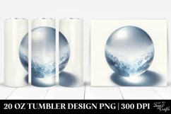 Simple Crystal Ball Digital Painting Tumbler Product Image 1