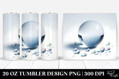 Simple Crystal Ball Digital Painting Tumbler Product Image 1