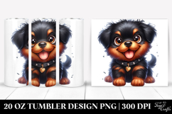Happy Baby Rottweiler.20 Oz Tumbler Product Image 1