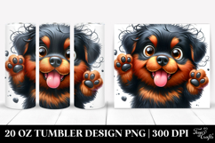 Happy Baby Rottweiler.20 Oz Tumbler Product Image 1