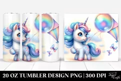 Baby Unicorn Bubble Twirl | 20 Oz Tumbler Product Image 1