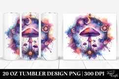 Magical Celestial Mushroom in Vibrant Colors, Transparent 20 Product Image 1