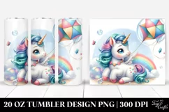 Baby Unicorn Bubble Twirl | 20 Oz Tumbler Product Image 1