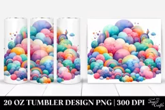 Colorful Pastel Cloud | 20 Oz Tumbler Product Image 1
