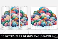 Colorful Pastel Cloud | 20 Oz Tumbler Product Image 1