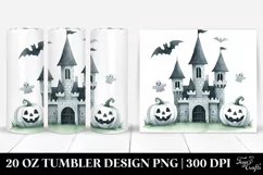 Simple Funny Halloween Clipart | 20 oz Tumbler Product Image 1