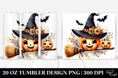 Funny Halloween Broomstick 20 Oz Tumbler Product Image 1