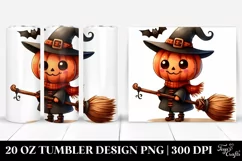Funny Halloween Broomstick 20 Oz Tumbler Product Image 1