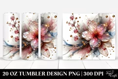 Abstract Shiny Cherry Blossom Made of | 20 Oz Tumbler Product Image 1