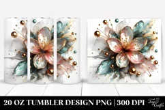 Abstract Shiny Cherry Blossom Made of | 20 Oz Tumbler Product Image 1