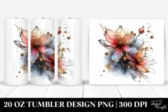 Abstract Shiny Cherry Blossom Made of | 20 Oz Tumbler Product Image 1