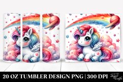 Unicorn Playful Comet | 20 Oz Tumbler Product Image 1