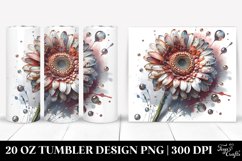 Metallic Gerbera Tumbler Product Image 1