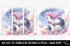 Unicorn Tumbling Spring Petals | 20 Oz Tumbler Product Image 1