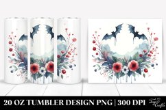 Simple Vampire Washed Watercolor Tumbler Product Image 1