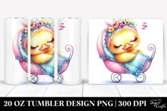 Colorful Boho Baby Duck Tumbler Product Image 1