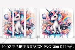 Baby Unicorn Nightclub. 20 Oz Tumbler Design Product Image 1