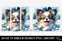 Crazy Funny Papillon Tumbler Product Image 1