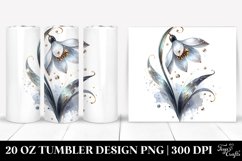 Glossy Snowdrop Tumbler Product Image 1