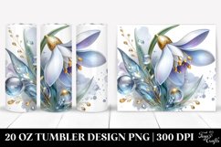 Glossy Snowdrop Tumbler Product Image 1