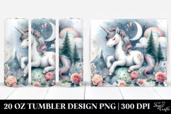 Pastel Unicorn Mountaintop Tumbler Product Image 1