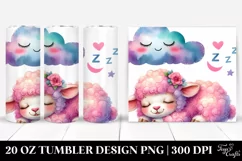 Smiling Baby Lamb Vibrant | 20 Oz Tumbler Product Image 1