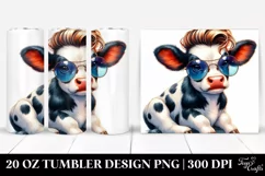 Funny Baby Cow 20 Oz Tumbler Product Image 1