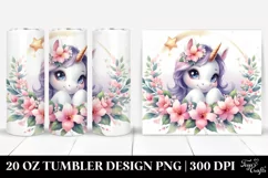 Babyunicorn Jasmine Floral Tumbler Product Image 1