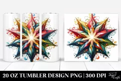 Colorful Whimsical Star | 20 Oz Tumbler Product Image 1