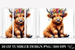 Proud Baby Highlandcow Tumbler Product Image 1