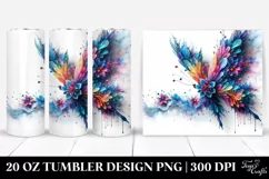 Abstract Ice Butterfly | 20 oz Tumbler Product Image 1